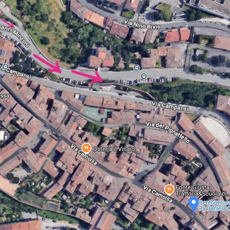 Апартаменты Stilmoderno In Siena's Historic Center, Just Steps From Piazza Del Campo *